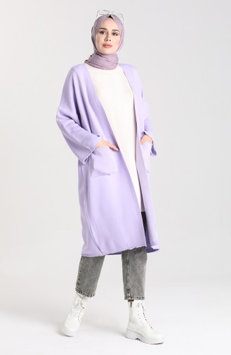 Knitwear Sweater with Pockets 4100-10 Lilac 4100-10