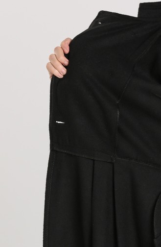 Stamp Coat with Belt 5183-03 Black 5183-03