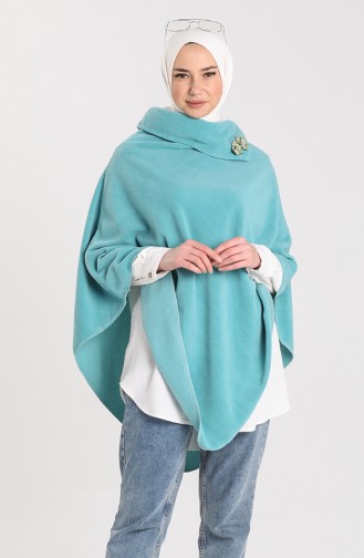 Unreife Mandelgrün Poncho 90679-07