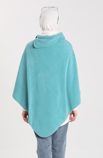Unreife Mandelgrün Poncho 90679-07
