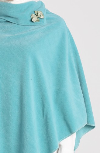 Unreife Mandelgrün Poncho 90679-07