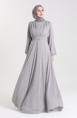Habillé Hijab Gris 5422-03