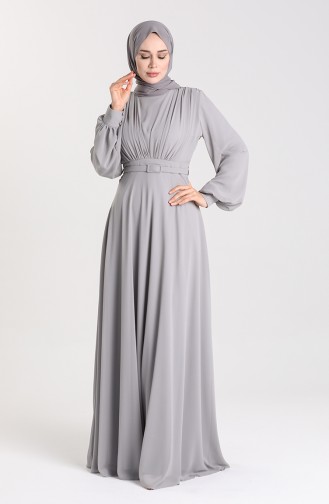 Habillé Hijab Gris 5422-03
