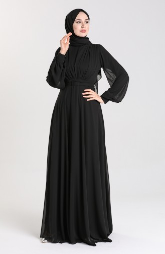 Habillé Hijab Noir 5422-05