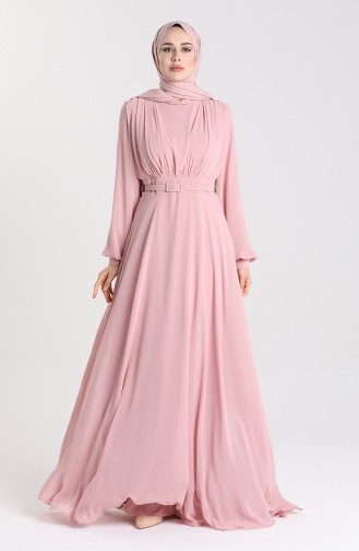 Habillé Hijab Rose Pâle 5422-07