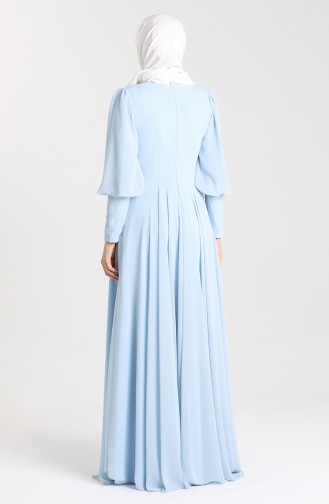 Habillé Hijab Bleu Bébé 5381-05