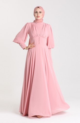 Habillé Hijab Rose Pâle 5381-06