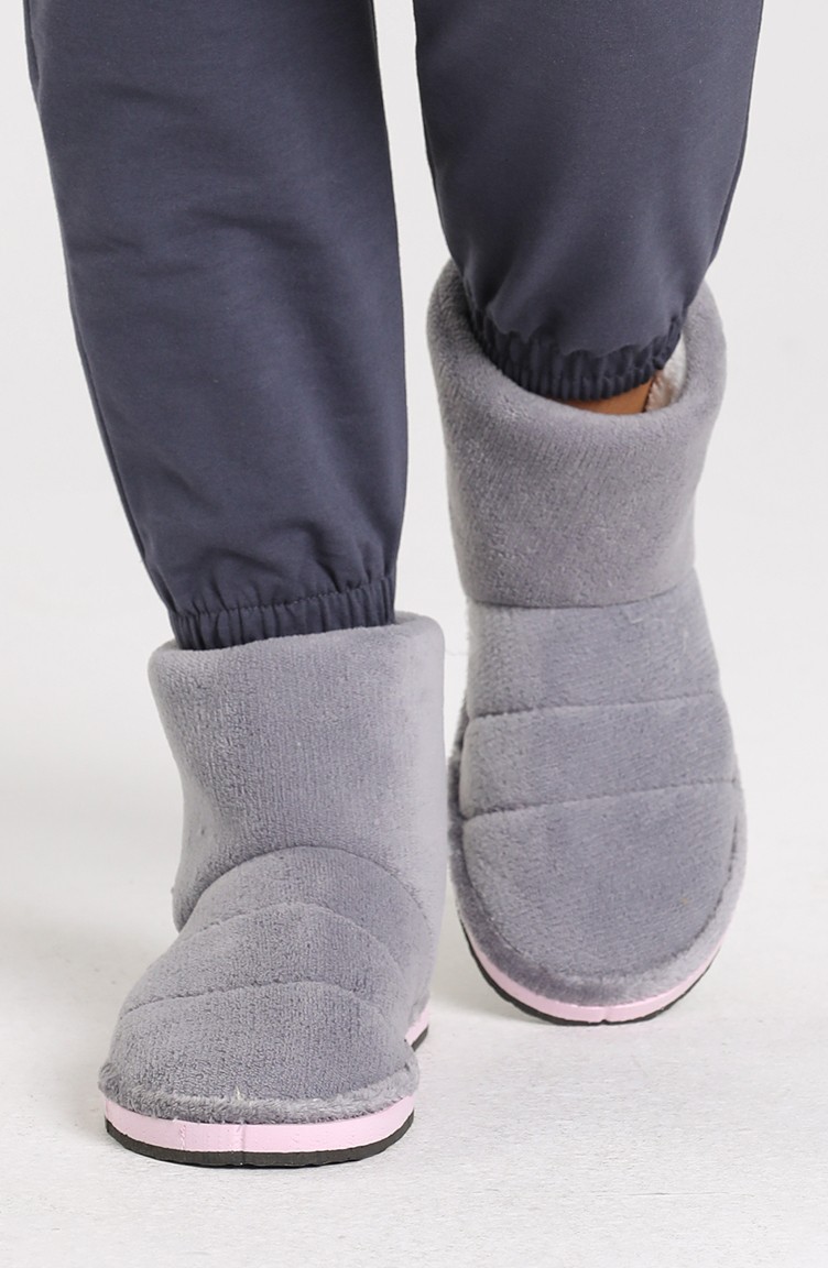 Bayan Ev Botu SLP0103 Gri Sefamerve