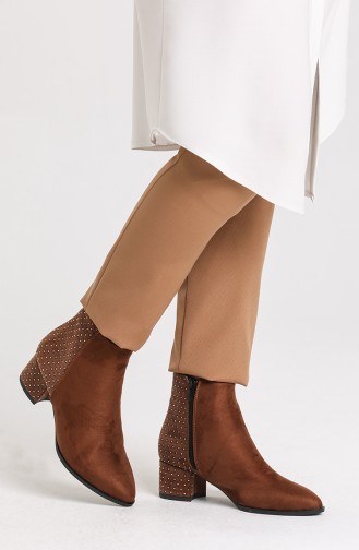 Tan Boots-booties 20-01