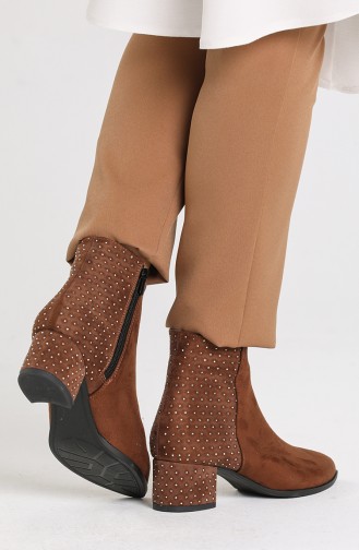 Tan Boots-booties 20-01