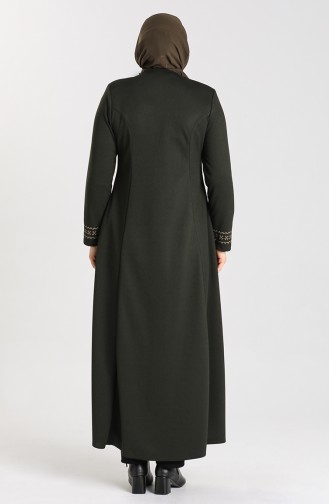 Khaki Abaya 2033-01