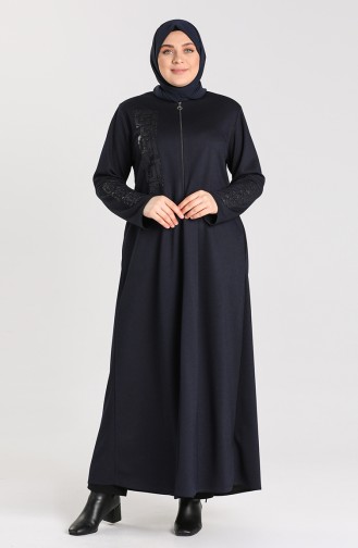 Dunkelblau Abayas 2034-02