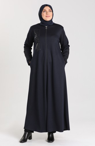 Abayas Bleu Marine 2034-02