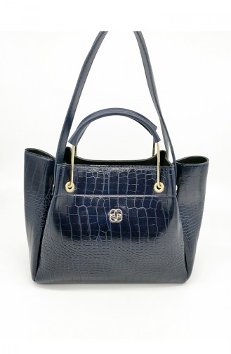 Navy Blue Shoulder Bags 3350-45