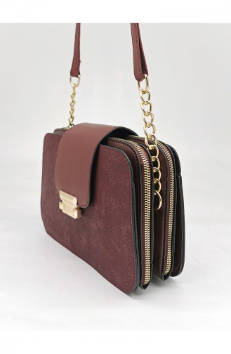 Claret Red Shoulder Bags 3543-17