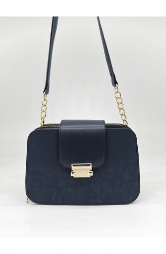 Navy Blue Shoulder Bags 3543-45