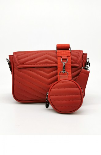 Red Shoulder Bag 3568-40