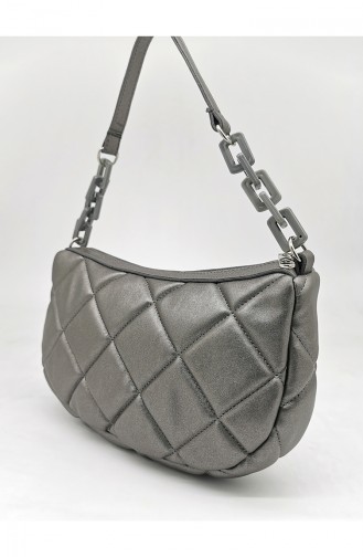 Gray Shoulder Bags 4112-24