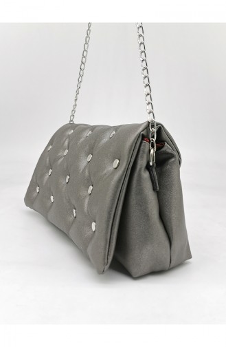 Gray Shoulder Bags 4114-24