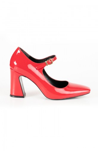 Red High-Heel Shoes 1802-01
