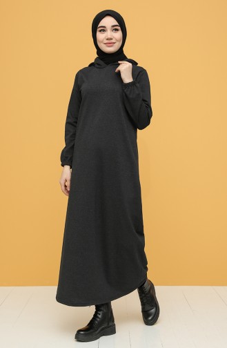 Robe Hijab Antracite 6003-02