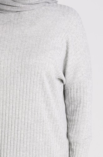 Tunik Pantolon İkili Takım 7732-06 Gri