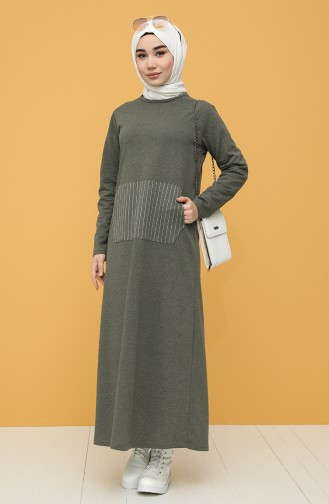 Robe Hijab Khaki 6000-01