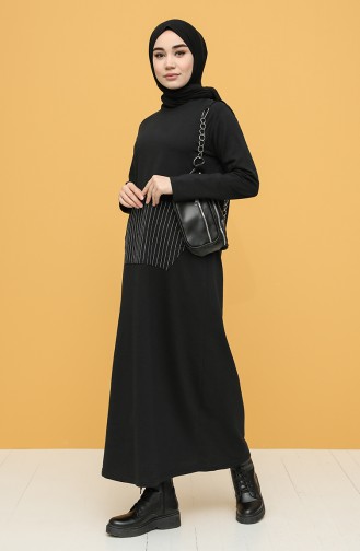 Robe Hijab Noir 6000-05