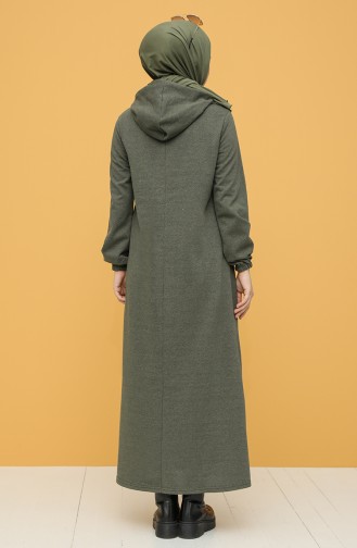 Robe Hijab Khaki 6003-01