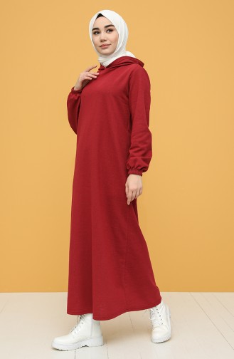 Robe Hijab Bordeaux 6003-03