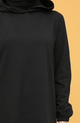 İki İplik Spor Elbise 6003-05 Siyah
