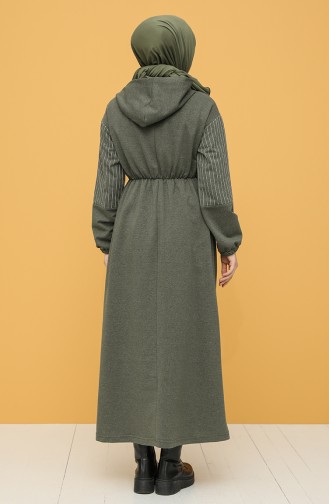 Robe Hijab Khaki 6004-01