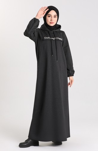 فستان أسود فاتح 21K8126-07