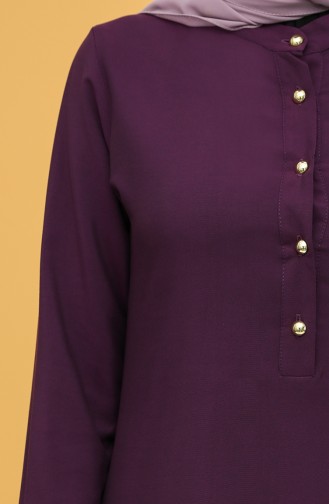 Asymmetric Tunic 12006-03 Purple 12006-03