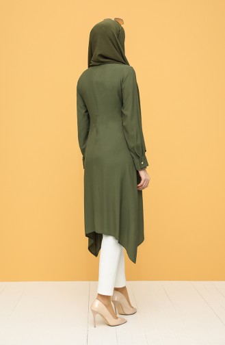 Buttoned Tunic 12150-02 Green 12150-02