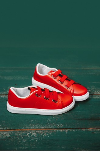 Kırmızı Bayan Spor Ayakkabı Sm La06