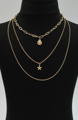 Gold Colour Necklace 0023-03