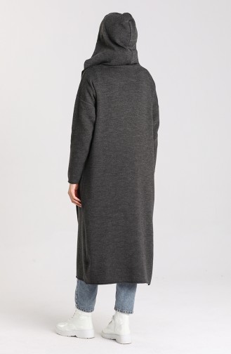 Knitwear Hooded Sweater 4241-04 Smoked 4241-04