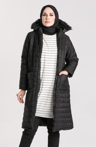 Black Winter Coat 1052E-02