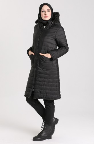 Black Winter Coat 1052E-02