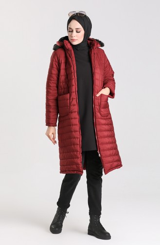 Manteau Bordeaux 1052E-04