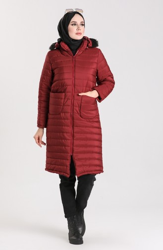 Manteau Bordeaux 1052E-04