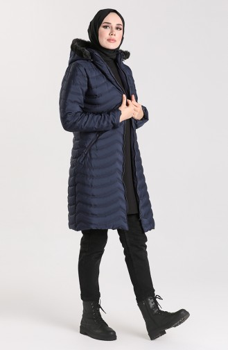 معطف أزرق كحلي 1065-05