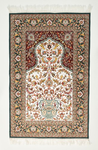 Green Prayer Rug 1006-01