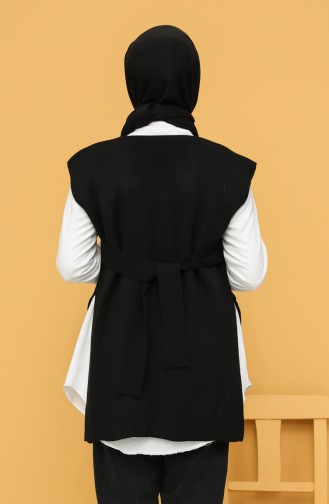 Schwarz Pullover 0123-03