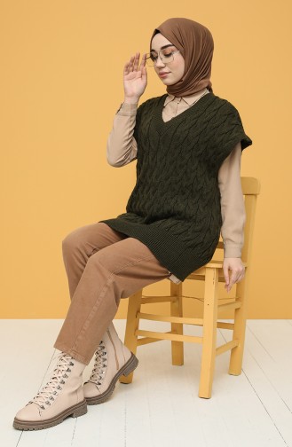 Khaki Pullover 4266-01