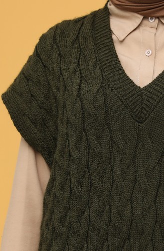 Khaki Sweater Vest 4266-01