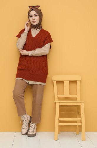 Tan Sweater Vest 4266-03