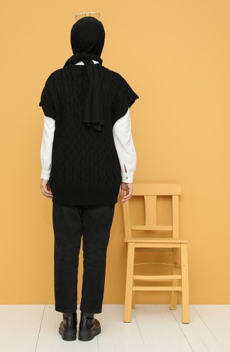 Black Sweater Vest 4266-05