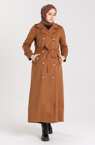 Tobacco Brown Trench Coats Models 5089-03